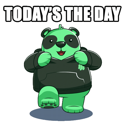 Happy Lets Go Sticker by SuperVerse