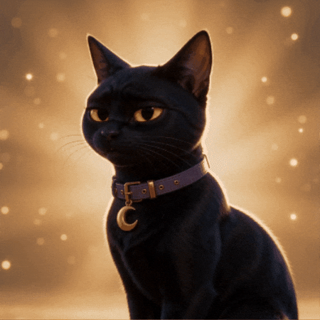Black Cat Omg GIF