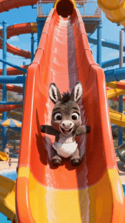 Happy Water Park GIF by Hugo El Burrito