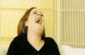 Adele Laughing GIF - Find & Share on GIPHY