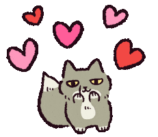 Tibetan Sand Fox Love Sticker