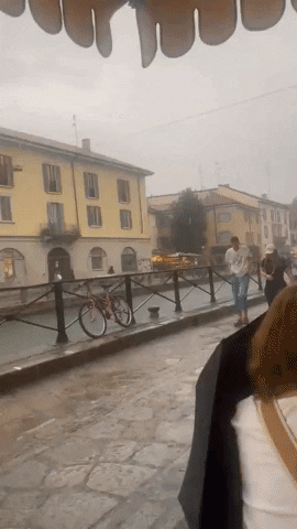 Rain Milan GIF by Storyful