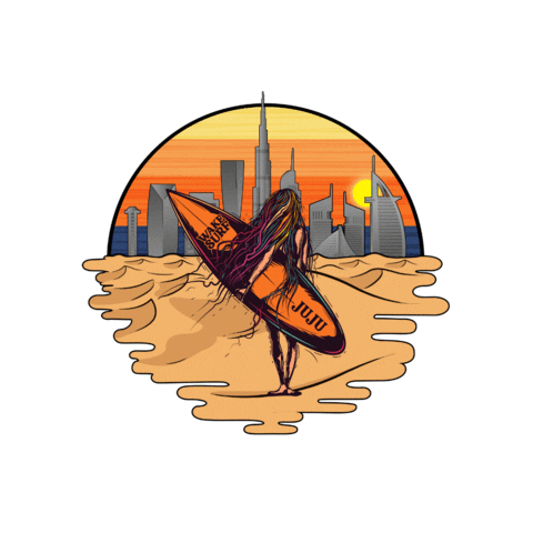 Ocean Wake Sticker by Soul Surf