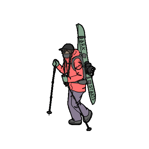 Dark Starts Sticker