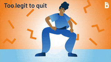 Billcom dance 80s dont give up hang in there GIF
