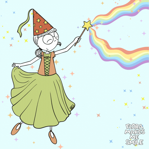 Bonjour Flora GIF