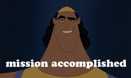 Mission Accomplished!