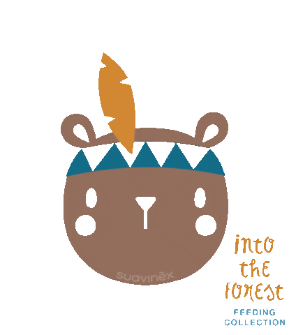 Baby Forest Sticker by Isla Blanca