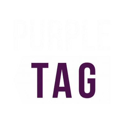 Purple Tag Sticker by Century Complete