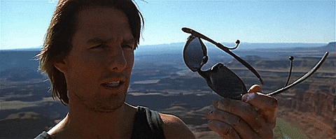 Tom Cruise em Missão: Impossível 2 (2000)