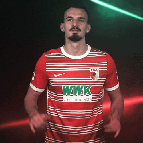 Call Striker GIF by FC Augsburg 1907