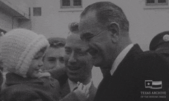 lyndon johnson child GIF by Texas Archive of the Moving Image