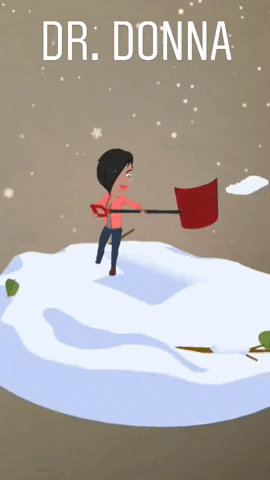 turn around snow GIF by Dr. Donna Thomas Rodgers