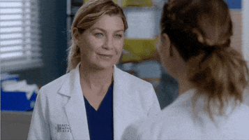 meredith grey smile GIF by ABC Network