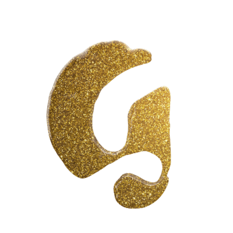 Gold G Sticker by Glossier
