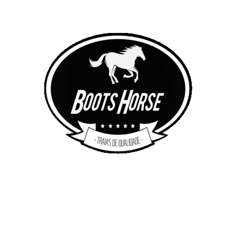Boots Horse Sticker