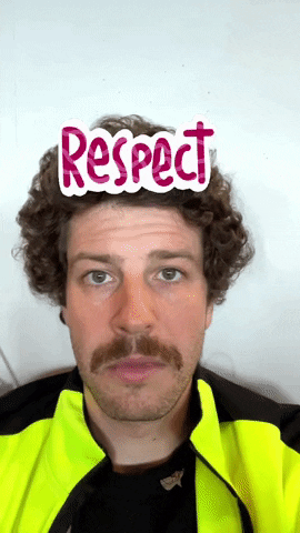 Respect GIF by Lasca Fox