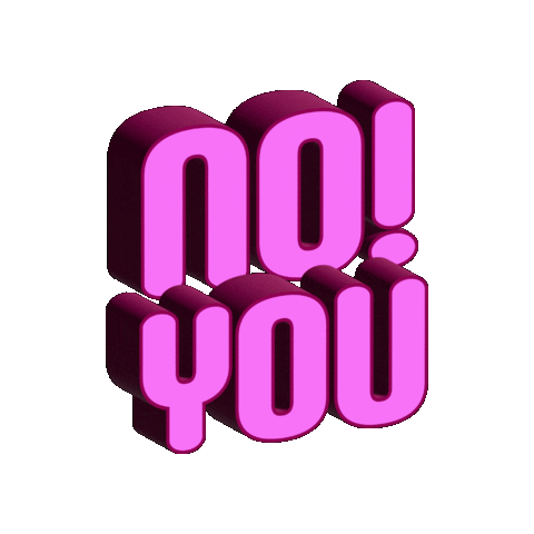 No You Sticker
