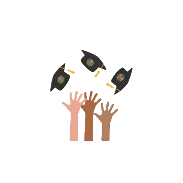 Graduation Sticker by Seven Generations Education Institute