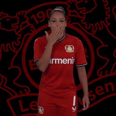 I Love You Kiss GIF by Bayer 04 Leverkusen