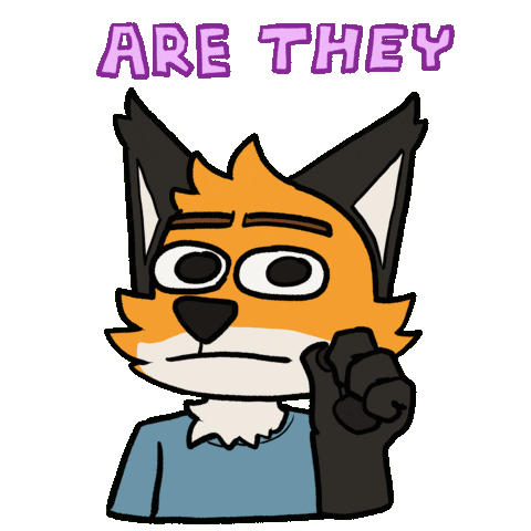 Are They You Know Sticker by grumpygranny25