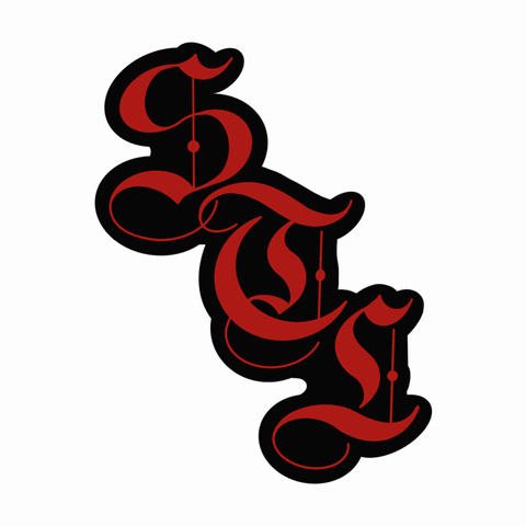 minervasmark instagram calligraphy goth cardinals GIF