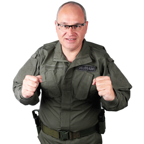 Delegado Hugo Sticker