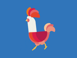 Chicken Walk GIF by Andy | Lamplighter Games