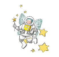 Space Star Sticker by DenGodaFen