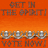 Get in the spirit vote now