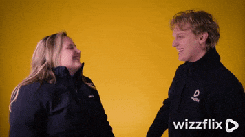 Wizzflix_ fun yes good laughing GIF