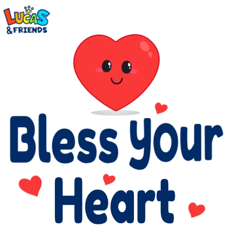 Bless You Love GIF by Lucas and Friends by RV AppStudios