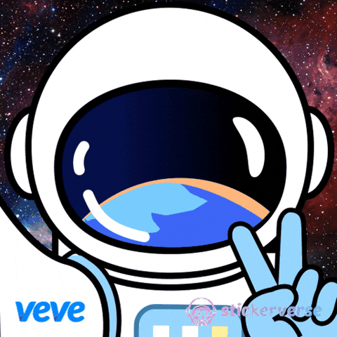 Peace Out Space GIF by VeVe