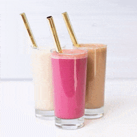 Plastic Free July Reusable Straws GIF by The Smoothie Bombs