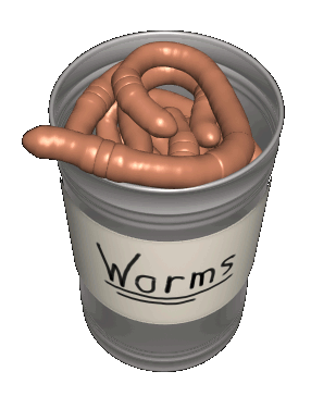 Can Of Worms 3D Sticker