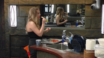 killing time eating GIF by Big Brother Canada