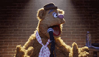 Stand-Up Lol GIF by Muppet Wiki