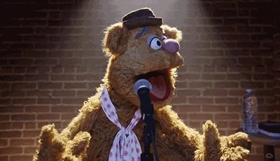 Stand-Up Reaction GIF by Muppet Wiki