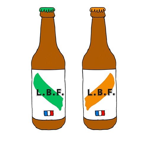 Party Beer Sticker by LBF - La Brasserie Fondamentale