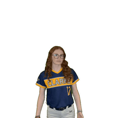 Clarke Softball Sticker by Clarke University