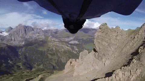 Resultado de imagen de wingsuit gif