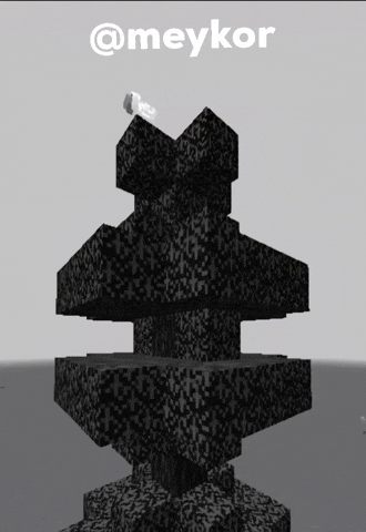 Minecraft Chicken GIF