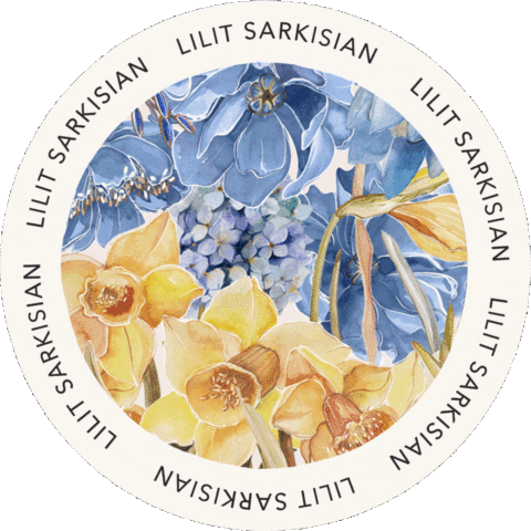 Art Flower Sticker