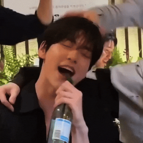 Drunk Soobin GIF