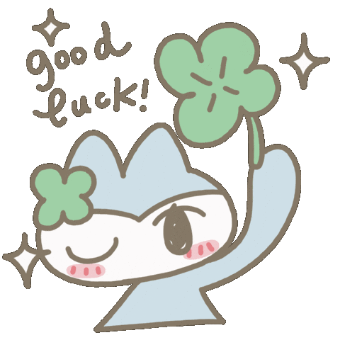 Sparkle Good Luck Sticker