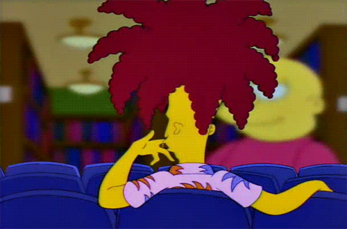 sideshow bob smoking GIF - sideshow bob smoking GIF