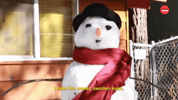 Snowman Smile GIF by BuzzFeed
