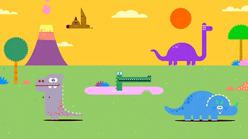 dinosaurs squirrels GIF by Hey Duggee