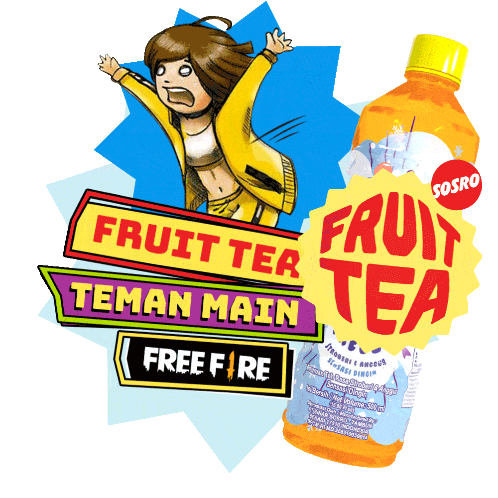 Tea Ff Sticker By Free Fire Battlegrounds Indonesia For IOS