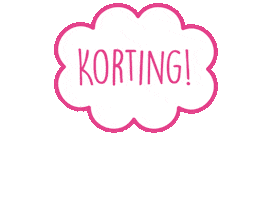 Korting Haken Sticker by Wolplein.nl